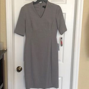 Same gray Tahari dress